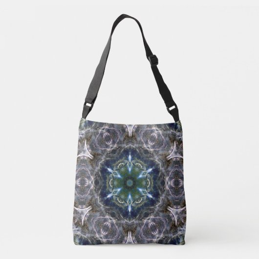 Folk Mandala Canvas tas (Achterkant)
