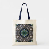 Folk Mandala Canvas tas (Achterkant)