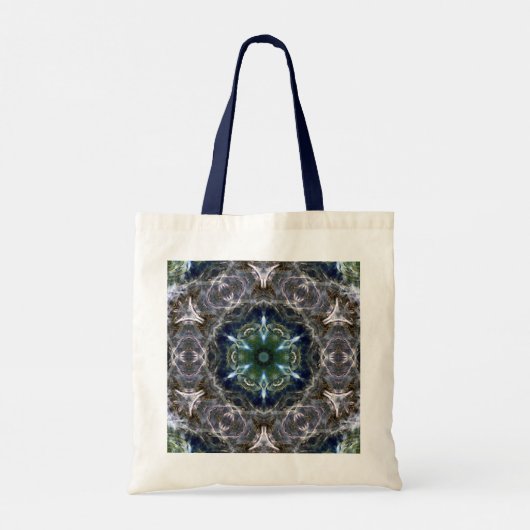 Folk Mandala Canvas tas (Achterkant)