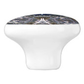 Folk Mandala Ceramic Drawer Pull Keramische Knop (Zijkant)