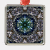 Folk Mandala Ceramic Ornament (Voorkant)