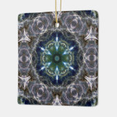 Folk Mandala Ceramic Ornament (Links)