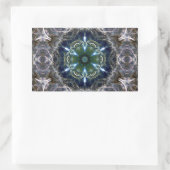 Folk Mandala Classic Round Sticker (Tas)