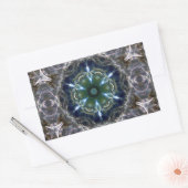 Folk Mandala Classic Round Sticker (Envelop)