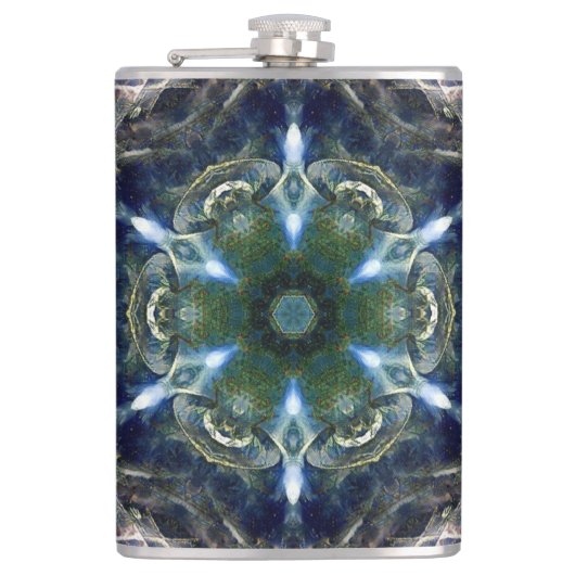 Folk Mandala Flask Heupfles (Voorkant)