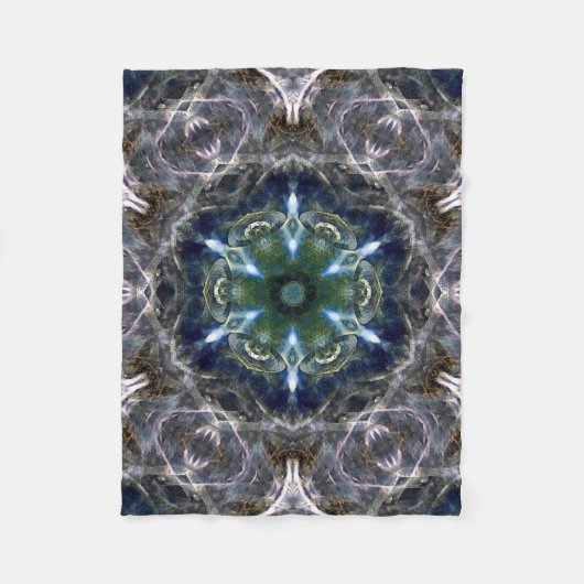 Folk Mandala Fleece Blanket (Voorkant)