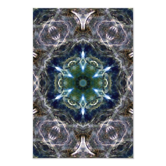 Folk Mandala Foto Afdruk (Voorkant)