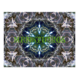 Folk Mandala Foto afdrukken