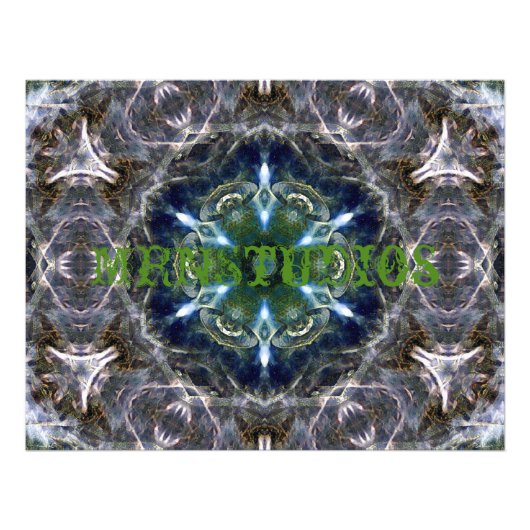 Folk Mandala Foto afdrukken (Voorkant)