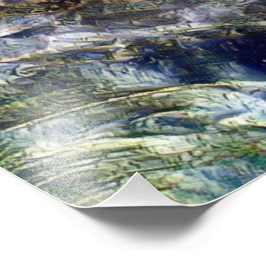 Folk Mandala Foto afdrukken (Hoek)