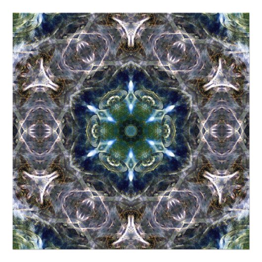 Folk Mandala Foto afdrukken (Voorkant)