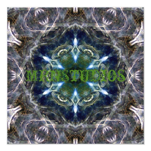 Folk Mandala Foto afdrukken (Voorkant)