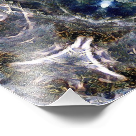 Folk Mandala Foto afdrukken (Hoek)