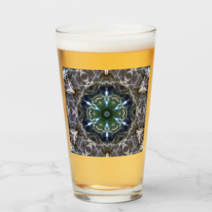 Folk Mandala Glas