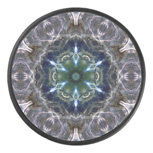 Folk Mandala Hockey Puck (Voorkant)