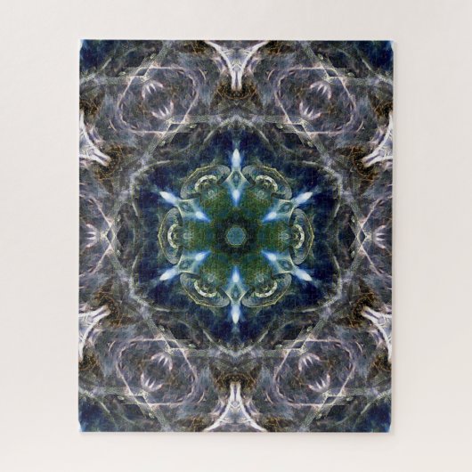 Folk Mandala Jigzaag Puzzle Legpuzzel (Verticaal)