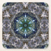 Folk Mandala Kartonnen Onderzetters (Voorkant)
