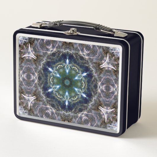 Folk Mandala Metal Lunch Box (Voorkant)