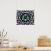 Folk Mandala Poster (Keuken)