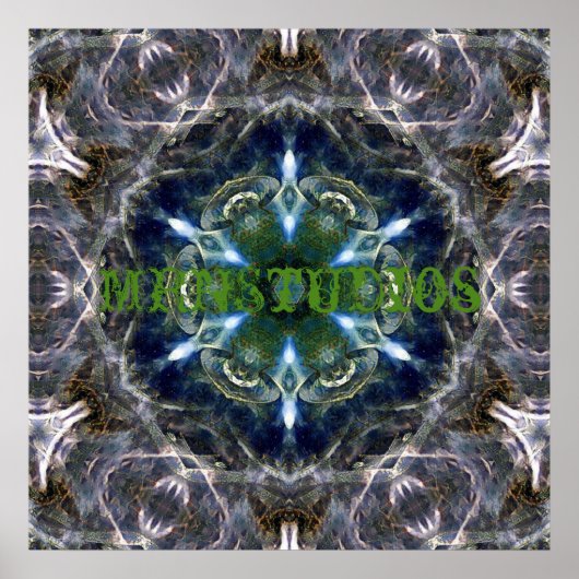 Folk Mandala Poster (Voorkant)