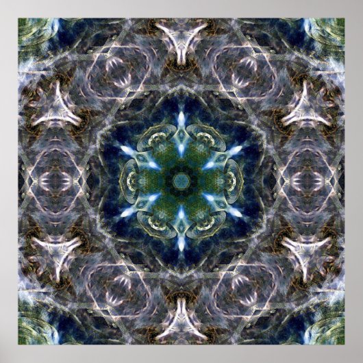 Folk Mandala Poster (Voorkant)
