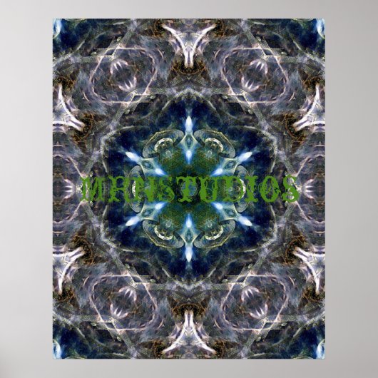 Folk Mandala Poster (Voorkant)