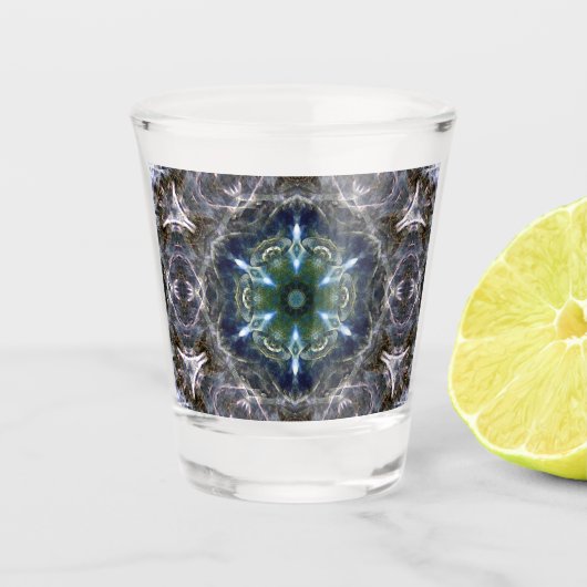 Folk Mandala Shot Glas (Voorkant)