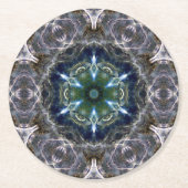 Folk Mandala Square Paper Onderzetter (Voorkant)