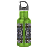 Folk Mandala Stainless Steel Water Bottle Waterfles (Achterkant)