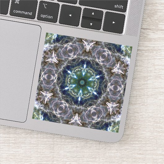 Folk Mandala Sticker (Detail)