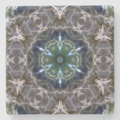 Folk Mandala Stone Onderzetter (Voorkant)
