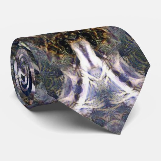 Folk Mandala Stropdas (Opgerold)