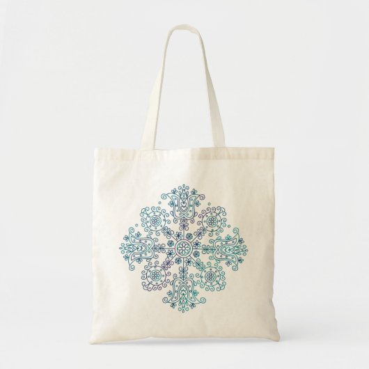 Folk Mandala Tote Bag (Voorkant)