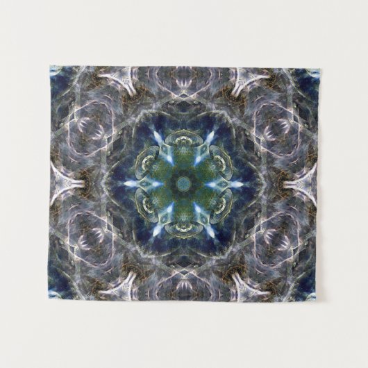 Folk Mandala Wandkleed (Voorkant (horizontaal))