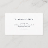 Folk Meadow - Poppies & Daisies Visitekaartje (Achterkant)