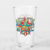 Folk Music Soul Glass Tumbler (Achterkant)