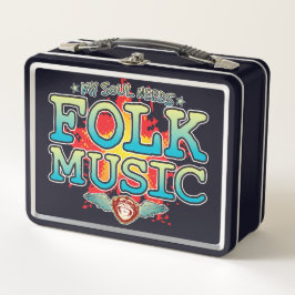 Folk Music Soul Lunch Box