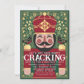 Folk Notenkraker Kraken Kerstmis Vakantie Party Kaart (Voorkant)