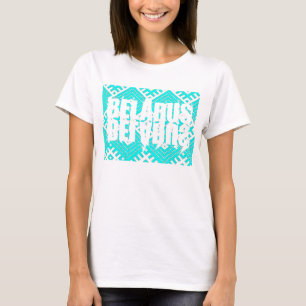 Folk Patroon Belarus Wit-Rusland Вышиванка T-Shirt