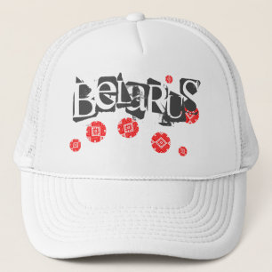 Folk Patroon Belarus Wit-Rusland Trucker Hoed Pet