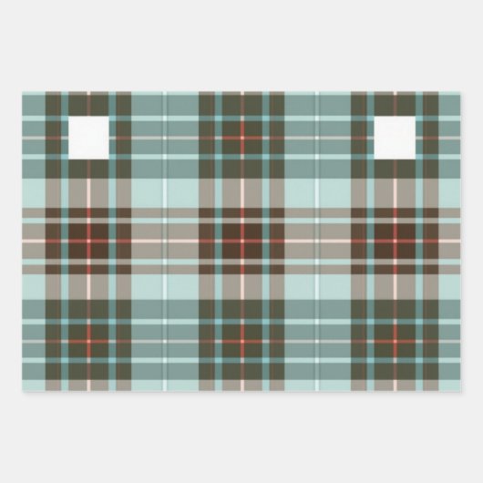 folk plaid: een klassiek Engels patroon Inpakpapier Vel (Voorkant 2)