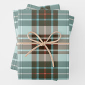 folk plaid: een klassiek Engels patroon Inpakpapier Vel (In situ)