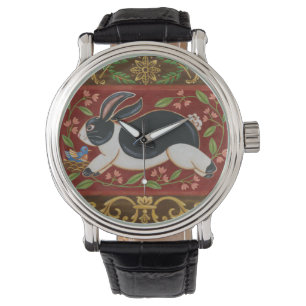 Folk Rabbit Horloge