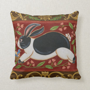 Folk Rabbit Kussen