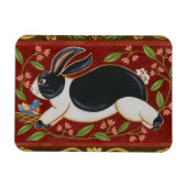 Folk Rabbit Magneet (Horizontaal)