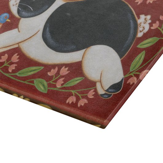 Folk Rabbit Snijplank (Hoek)