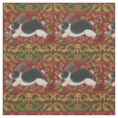 Folk Rabbit Stof (Swatch)