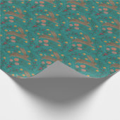 Folk Rabbits Cadeaupapier (Hoek)