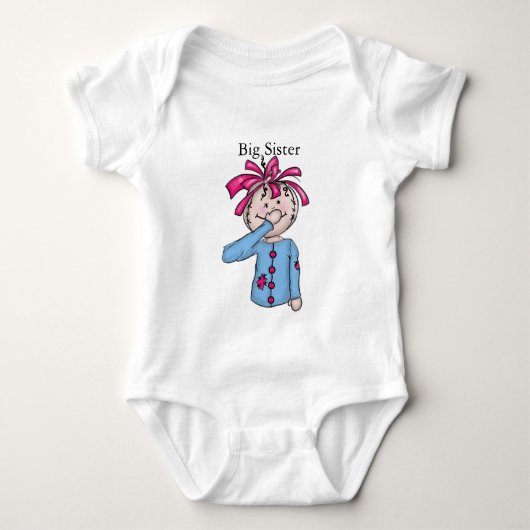 Folk Rag Doll Matching Romper (Voorkant)
