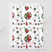 Folk Retro Quaint en Happy Art-schrijfkaart Kaart (Voorkant)